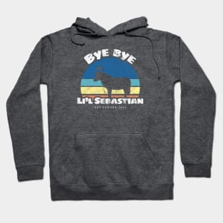 Bye bye Li'l Sebastian • Est Pawnee 1986 (Blue) Hoodie